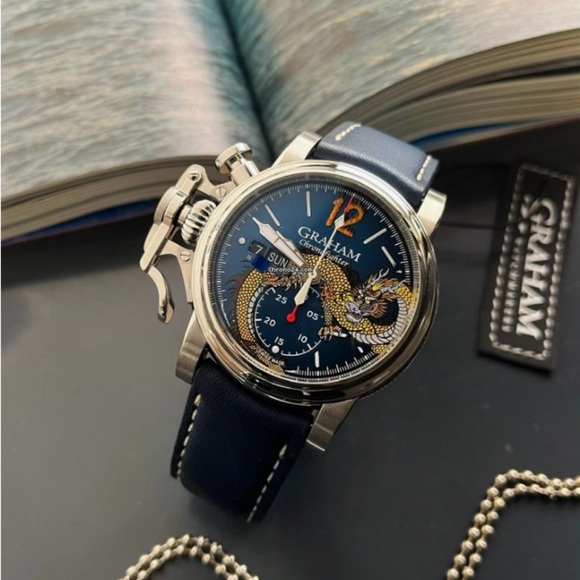 Graham Limited Edition 43/100. Chronofighter Dragon 44mm - Picture 5 of 9